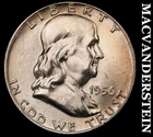 1956 Silver Franklin Half Dollar - FBL - Choice Gem Brilliant Unc+++  #K1794