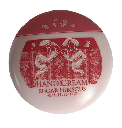 Crema de manos Amber Glow azúcar hibisco 40 ml c/u 2 piezas - Imagen 4 de 9