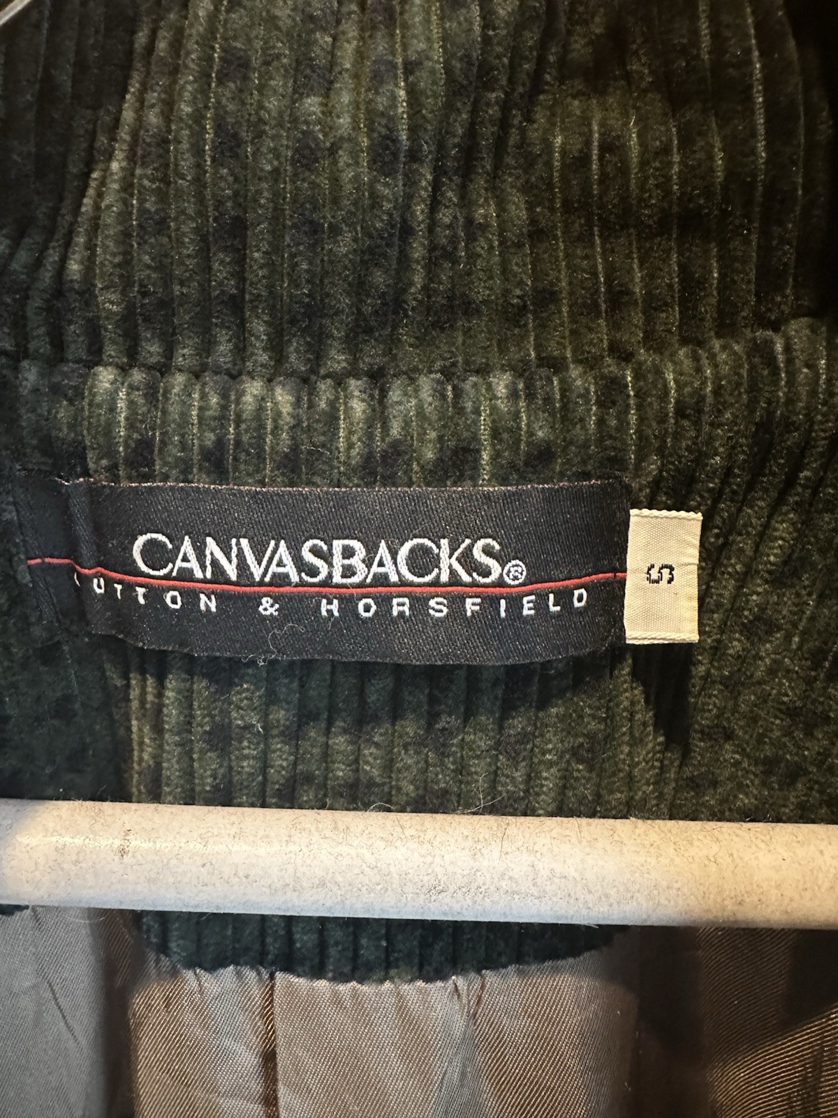 Canvasbacks Corduroy Patchwork Jacket Barn Coat S… - image 3