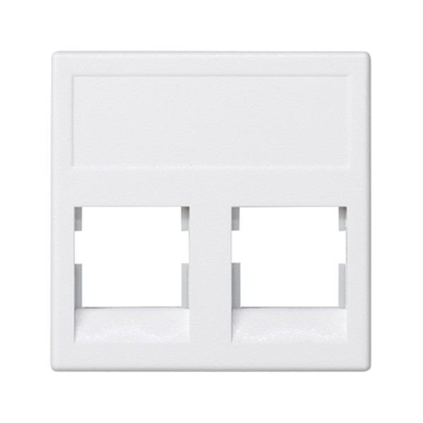 M45 PURE WHITE TILE 2M FOR SOCKETS 2X UAE CONNECT KB076/9