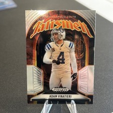 2025 Panini Prizm Black - Talismen - Adam Vinatieri #4 Colts