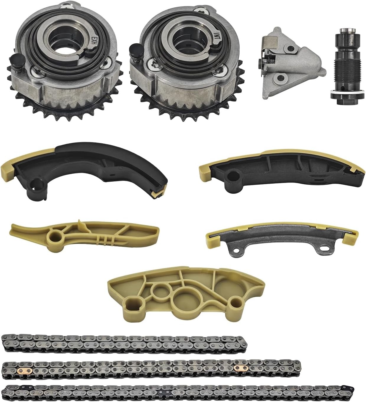 Timing Chain Kit & VVT Sprockets for Land Rover Jaguar F-Pace XE Defender 2.0L