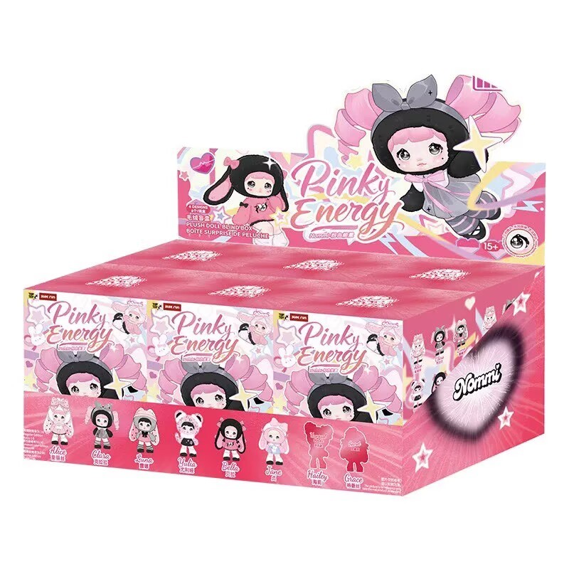 Top Toy Nommi Pinky Energy Series Blind Box Confirmed Plush Doll