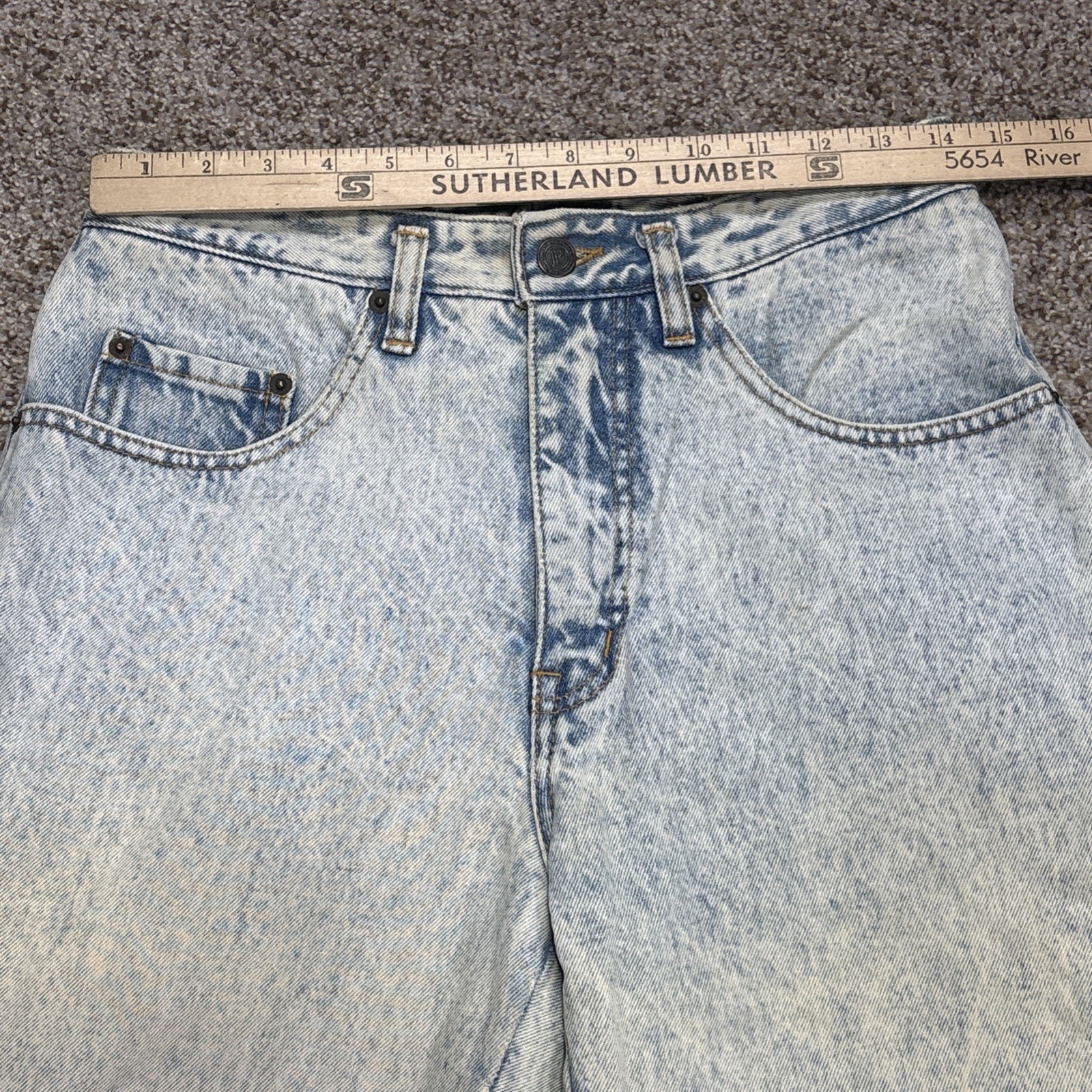 Vintage Pepe Jeans High Waist Button Original Betty Womens 22/13 Fits 28 X 32 - View 9