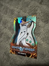 2026 Bowman Baseball Aiva Arquette Guitar Power Chords Chrome Die Cut /125 Aqua