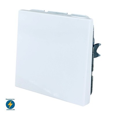 Jung 1224 LED UDE LED-Universal-Tastdimmer inkl. LS1561.07WW Kurzhubtaste weiß