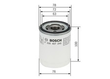 BOSCH Ölfilter F 026 407 245 Anschraubfilter für FORD TOURNEO TRANSIT FCD FBD FZ