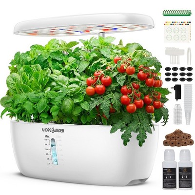 Ahopegarden Indoor Garden Hydroponics Growing System 12 Pods Plant Germination