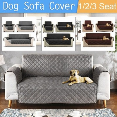Quilted Sofa Cover Waterproof Nonslip Couch Loveseat Slipcover Pet Protector Mat