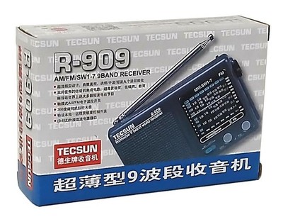 Radio Tecsun R909 AM/FM/SW 1-7 9 Band receiver