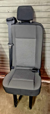 New 2015-2025 Ford Transit Van 1 Person Seat Dark Palazzo Cloth 3 Leg New 2015-2025 Ford Transit Van 1 Person Seat Dark Palazzo Cloth 3 Leg