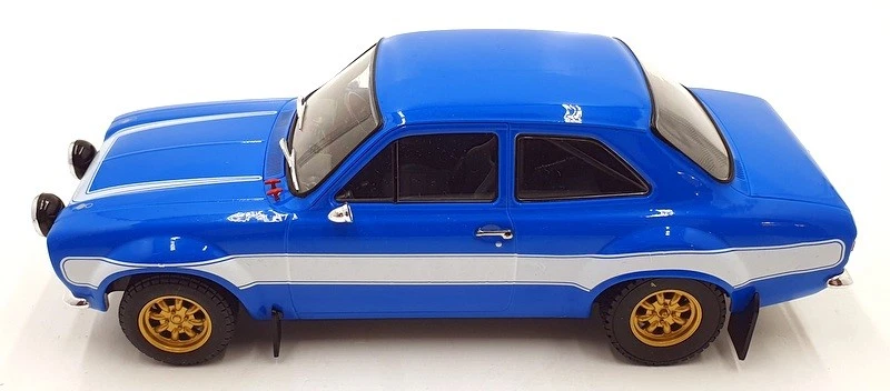 Greenlight 1/18 Scale 12800-BA - Brian's 1974 Ford Escort RS2000 MK1 - Blue - Image 3 of 4