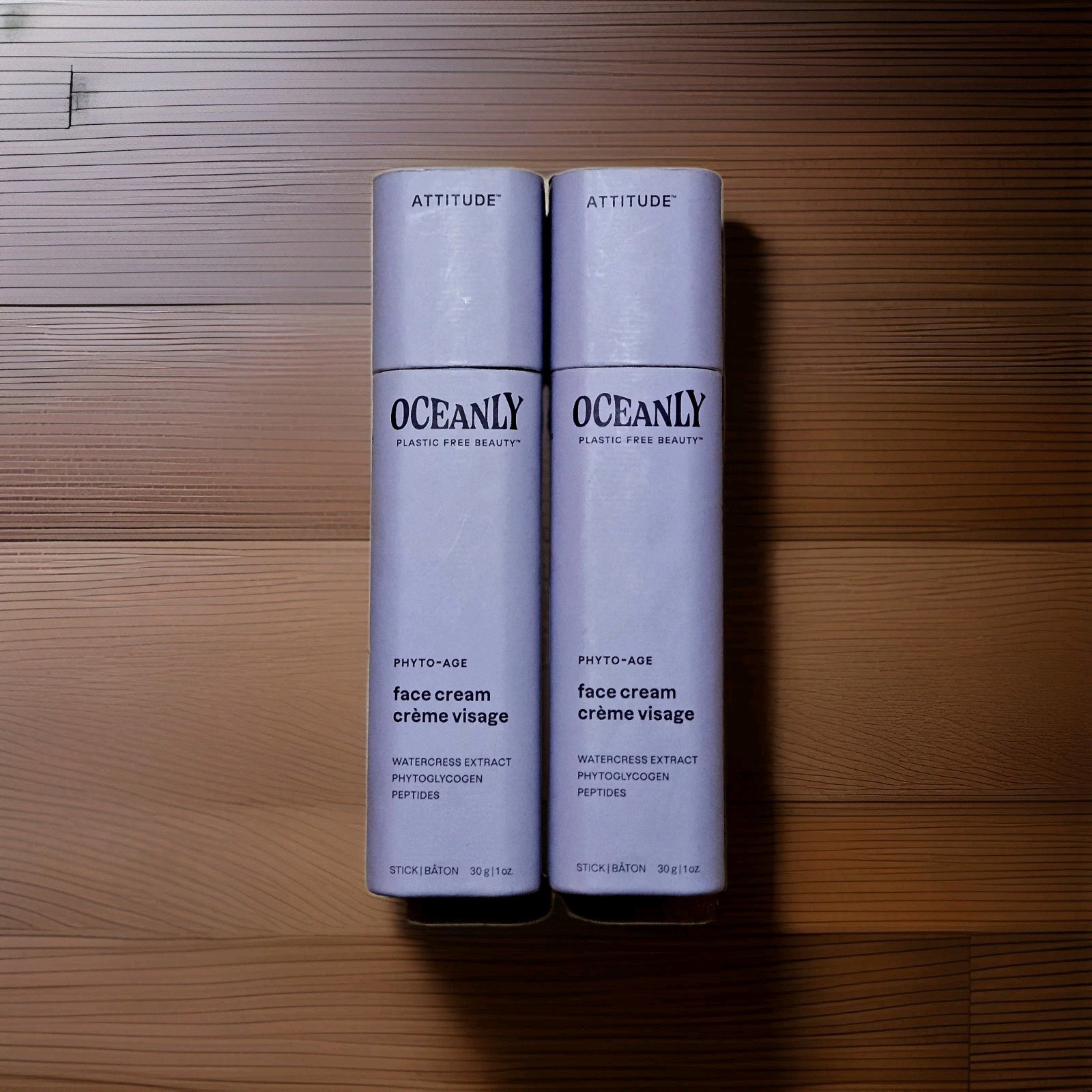 (&times;2) ATTITUDE Oceanly Phyto-Age Face Cream Stick - 30g 1oz 