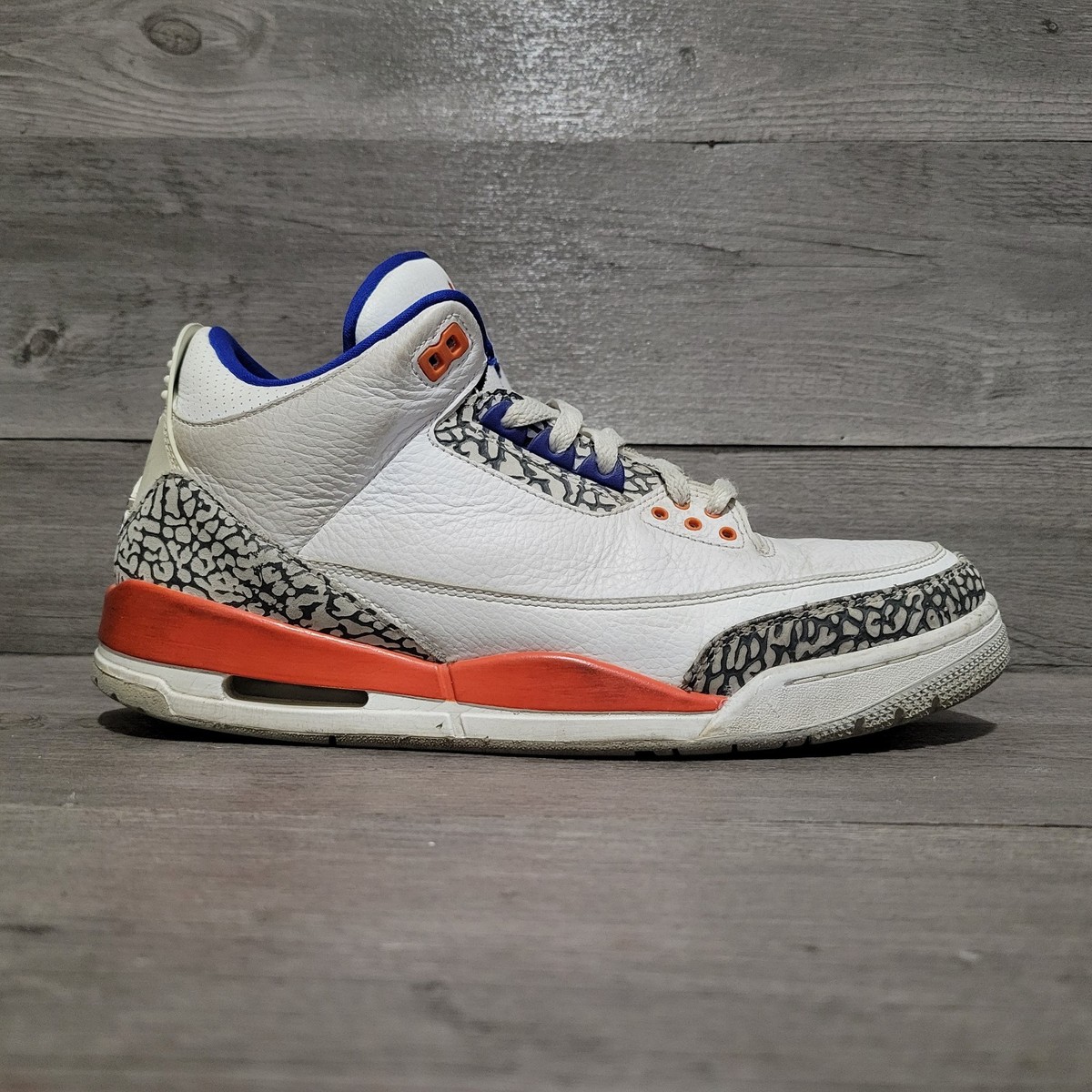 Size 11.5 - Air Jordan 3 Retro Knicks for sale online | eBay
