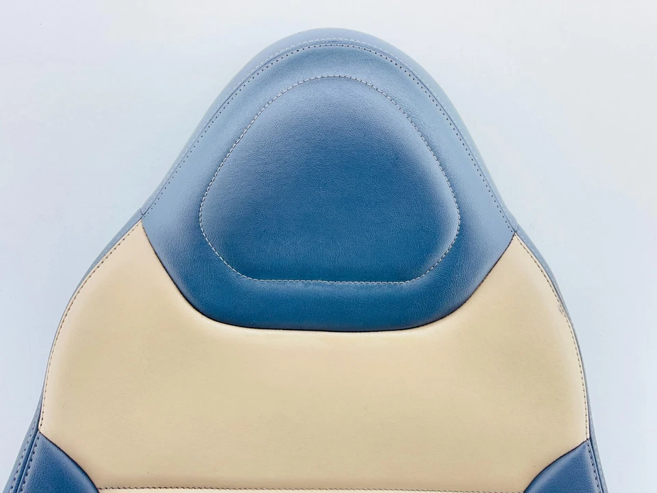 06-09 Saturn Pontiac Solsticio Asiento Parte Superior Cubierta Gris Amarillo Izquierdo OEM Foto 2 de 4