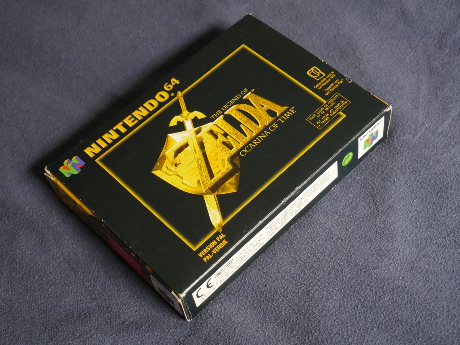 The Legend of Zelda Ocarina of Time OOT Nintendo 64 N64 PAL FAH complet TBE