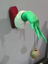 Grinch Hand - Christmas Decor Ornament holder. 