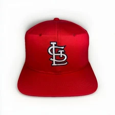 Vintage NEW ERA St. Louis Cardinals Snapback Hat, KMG Pro Model Red MLB Cap