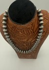 NWT Sterling silver Navajo Pearl Beaded necklace approx 52.88 grams, 18” long — photo 3