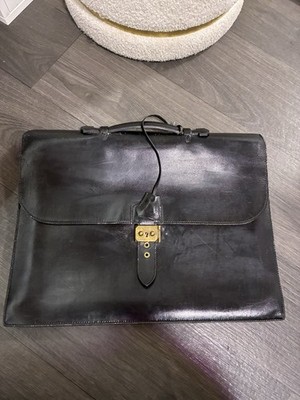 HERMES DEPECHES TASCHE TASCHE 2 FALTENBÄLGE LEDER TOGO SCHULRANZEN HAND Bag