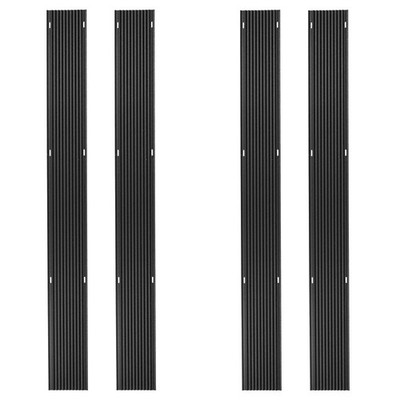 5' L Black Ice Snowmobile Ski Carbide Glide Protector Guides - 4 pack