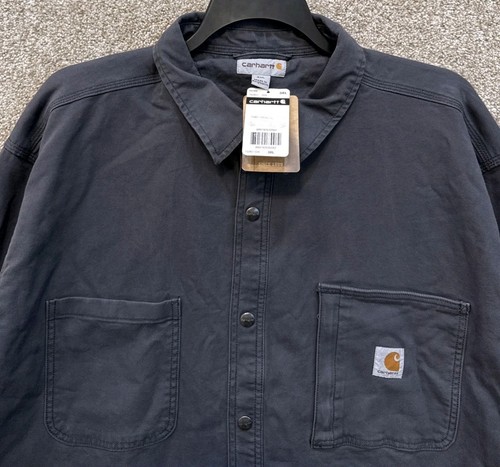 Carhartt Mens Rugged Flex Canvas Fleece-Lined Work Shirt Jacket Size 3XL NWT NEW - Picture 16 of 18