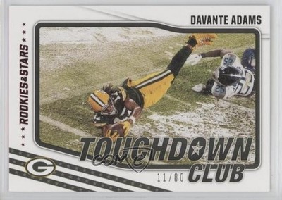 2021 Panini Rookies & Stars Touchdown Club Longevity 11/80 Davante Adams o7m