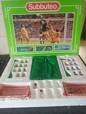 Subbuteo Football Set 60140 Boxed Set with Norwich City Figures Vintage Club Ed
