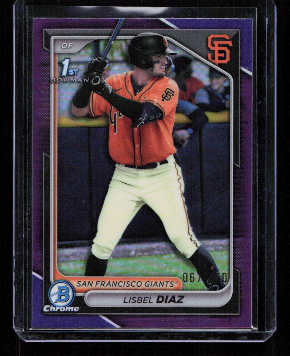 Lisbel Diaz 2024 Bowman Chrome #BCP-194 Purple 1st Bowman /250