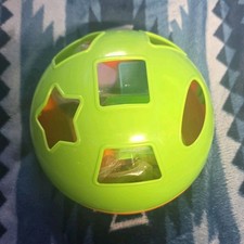 Shape Sorting Ball Toy with Multicolor Blocks, Numbers  Letters Theme, Unisex