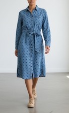 Sussan Long Sleeve Denim Dress - Size AU/UK 10 US 6 EUR 36 (#0