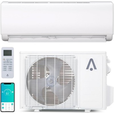 Mini Split Air Conditioner 24000BTU 7-in-1 Unit 208-230V Alexa Wifi 21 SEER2