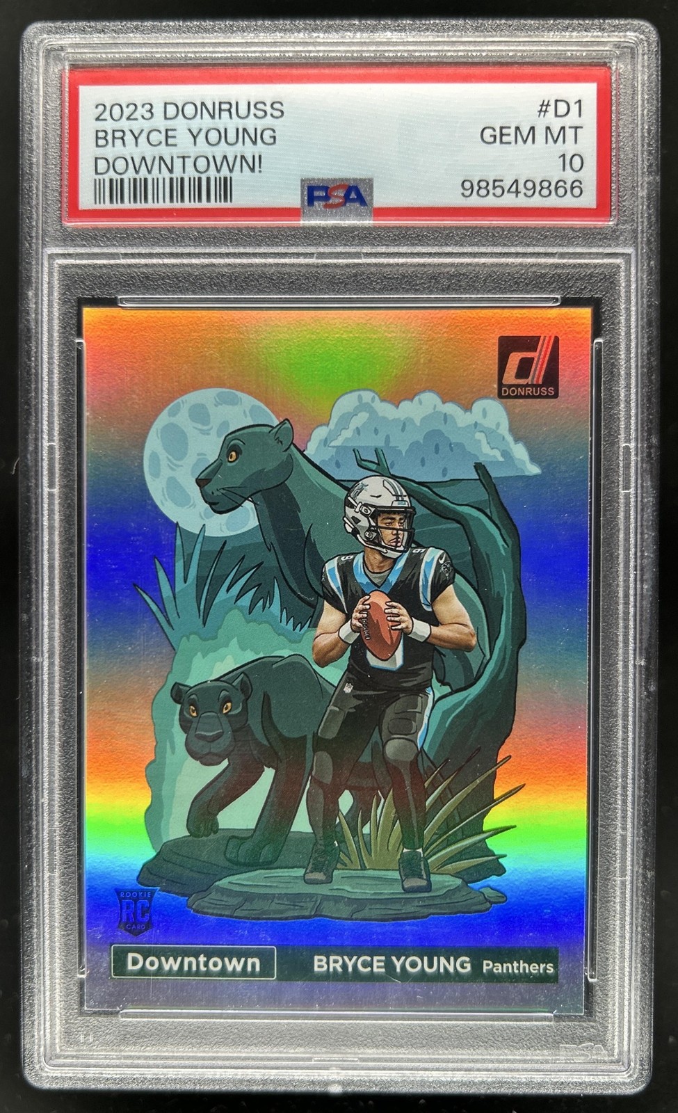Bryce Young Panini Donruss Downtown #D1 Base