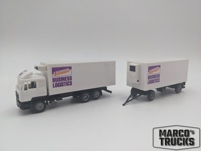 Herpa MAN F90 Kühlhängerzug  Federal Express Business Logistics'' 1:87 /HU20651