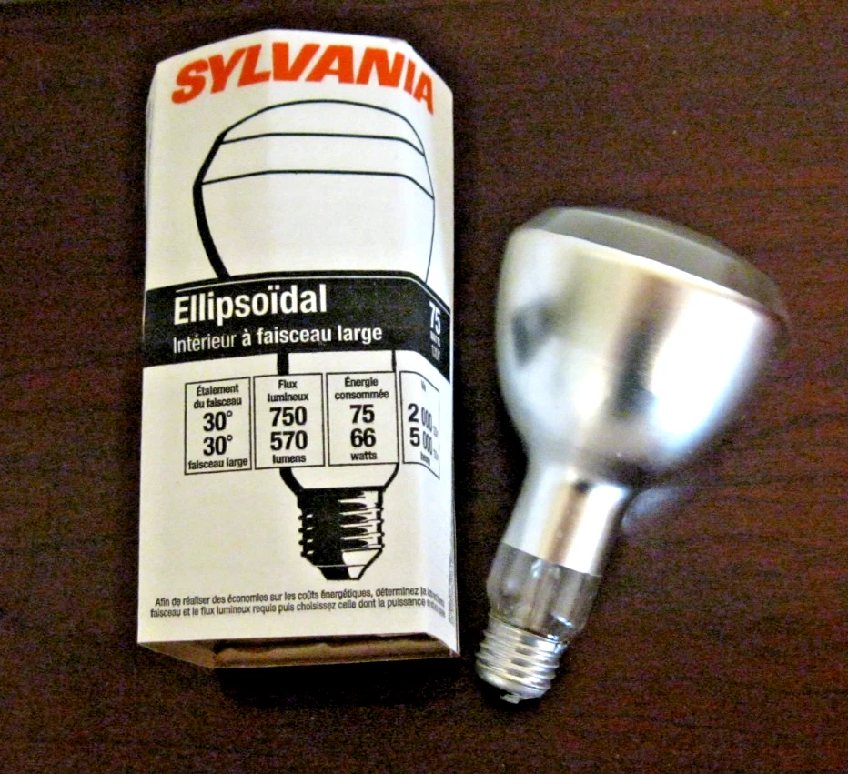 Sylvania 75W ER30 Bombilla Empotrada Lámpara Reflector Elipsoidal 75ER30 HECHO EN EE. UU. Foto 4 de 4