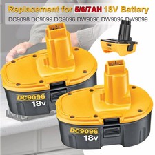 18V 7.0Ah 6.0Ah For Dewalt 18 VOLT DC9096 DC9098 Ni-MH Battery DC9096-2 DW9099