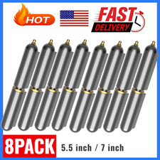 Carbon Steel Weldable Hinges 8 Pack, Bullet Barrel Hinges for Heavy Duty Use New