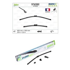 3x VALEO Silencio Scheibenwischer Vorne passend f&uuml;r MERCEDES-BENZ GLE (W167)