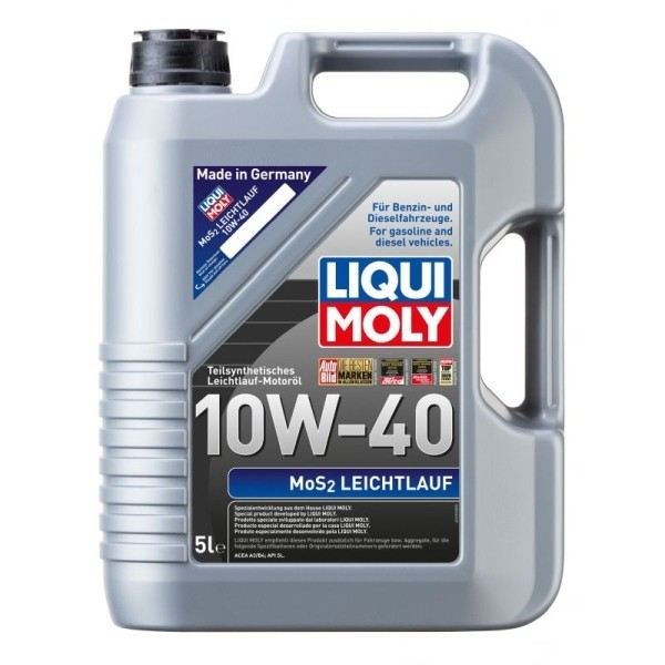 Huile 10W40 5L MoS2 Leichtlauf Super lubrifiant semi-synthétique moteur