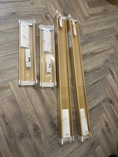 4 x IKEA MOSSLANDA Picture ledge, oak effect  55cm and 115 cm