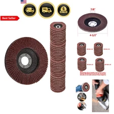 Flap Discs 40PCS Assorted Grit 4.5 Inch Grinding Discs for Metal Wood