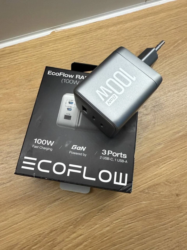 EcoFlow RAPID Pro Ladegerät (100W, 3 Ports, GaN) - Bild 3 von 4