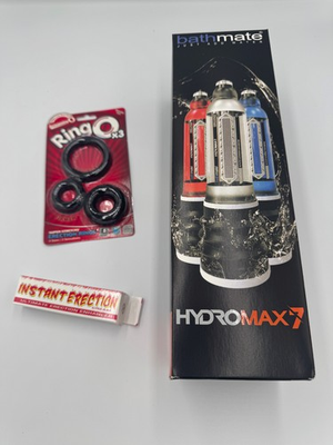 #ad #ad BRAND NEW BATHMATE HYDROMAX 7 CLEAR BUNDLE HYDROPUMP WATER PENIS ENLARGER PUMP $89.95