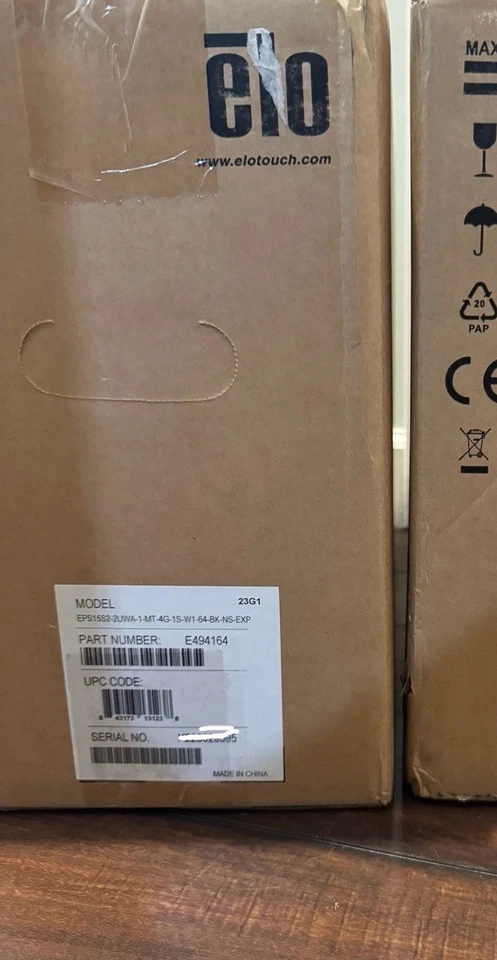 Elo POS 15" Point of Sale System, 4:3 15-inch Touch Celeron 4gb ram 128GB SSD - Image 2 of 2