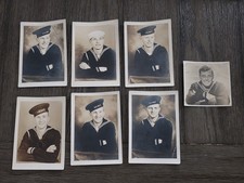 VTG Rare Lot 7 United States Navy Sailors Photos Original