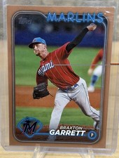 2024 Topps Series 1 - Braxton Garrett #323 Gold /2024