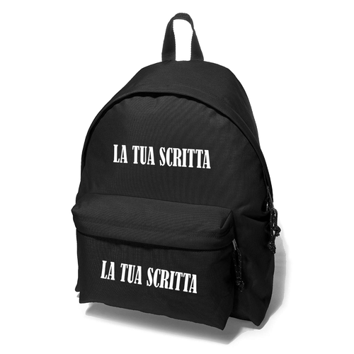 Zaino zainetto personalizzato con scritta in vinile altissima qualità  poliestere | eBay
