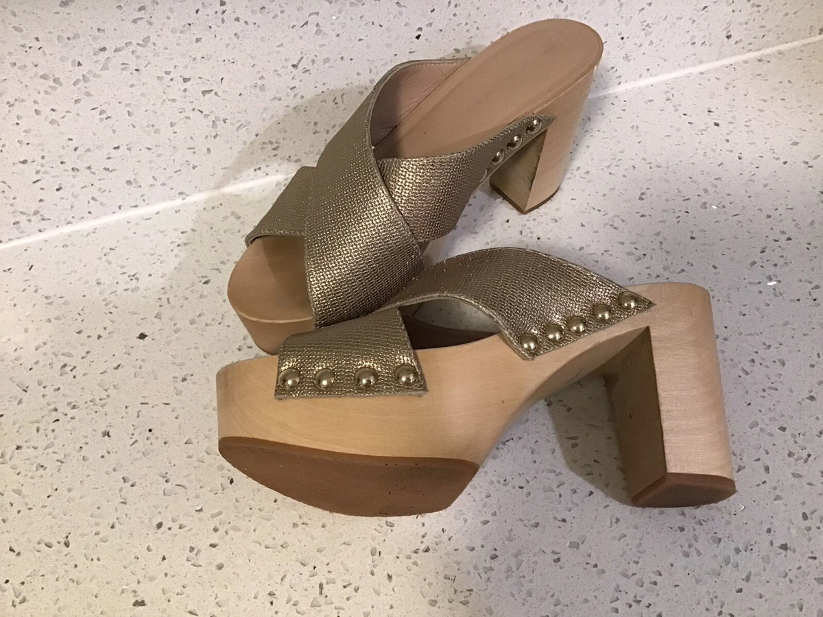 DVF Diane von Furstenberg Sandals Clogs Platform Sandal 6.5 298