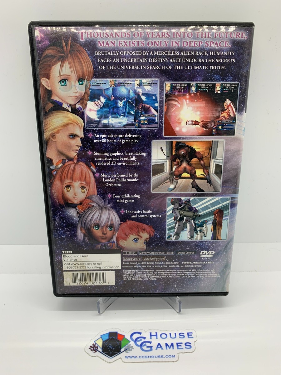 Sony PS2 Xenosaga: Episode 1 PlayStation 2 Namco Complete w