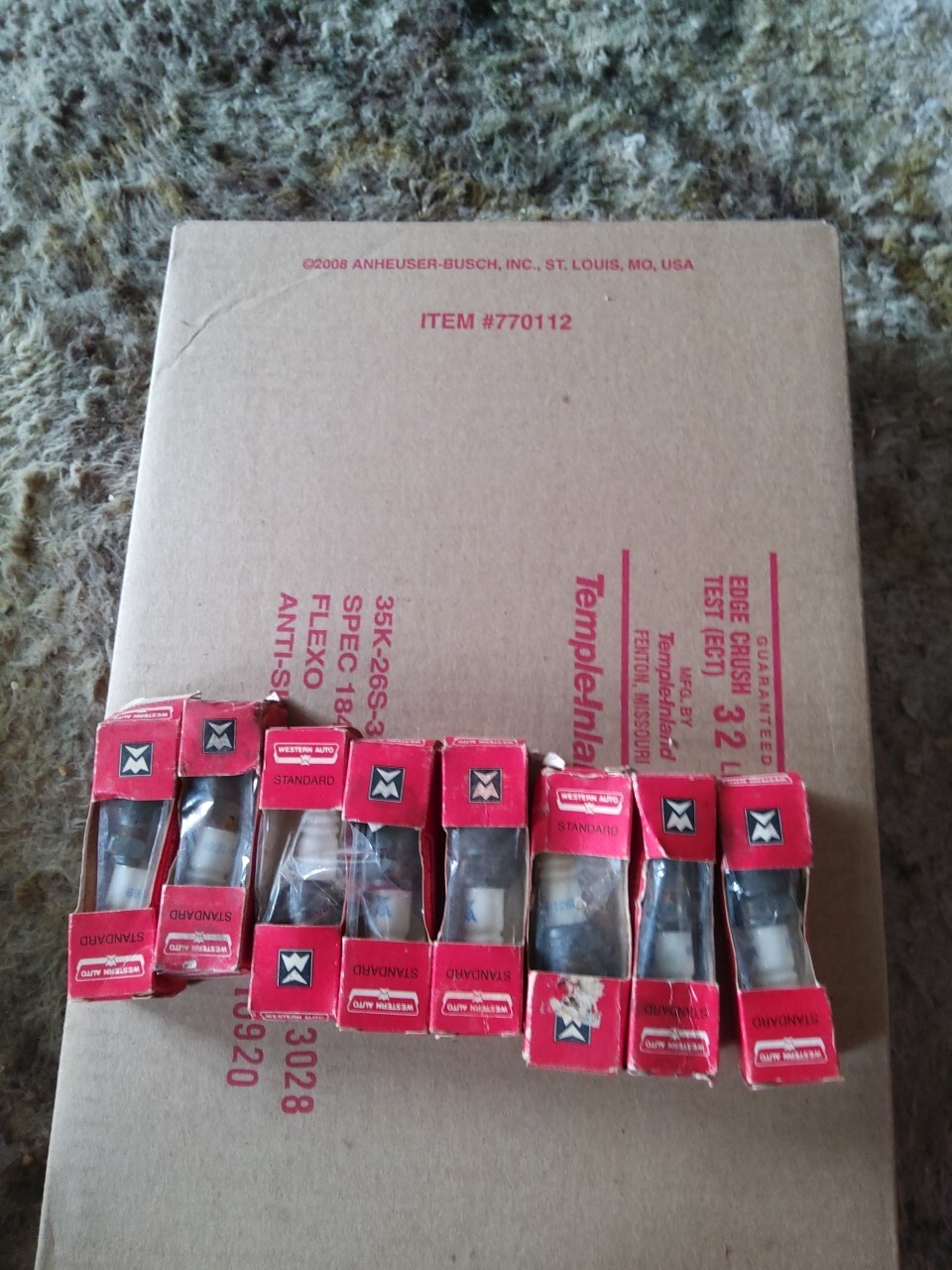 Western auto standard spark Plug 64-1269-6 Set Of 8